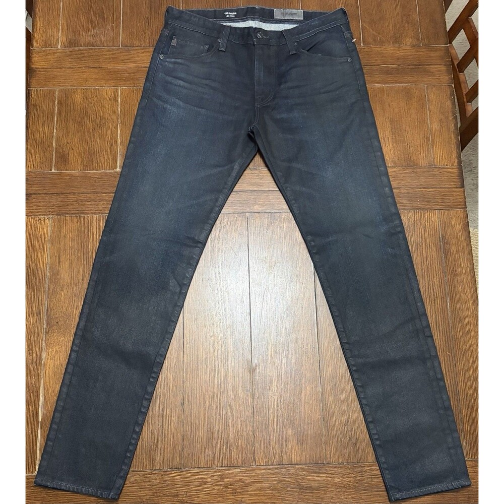 Adriano Goldschmied The Dylan Slim Skinny Dark Wash Denim Jeans Size 32 X 33 New